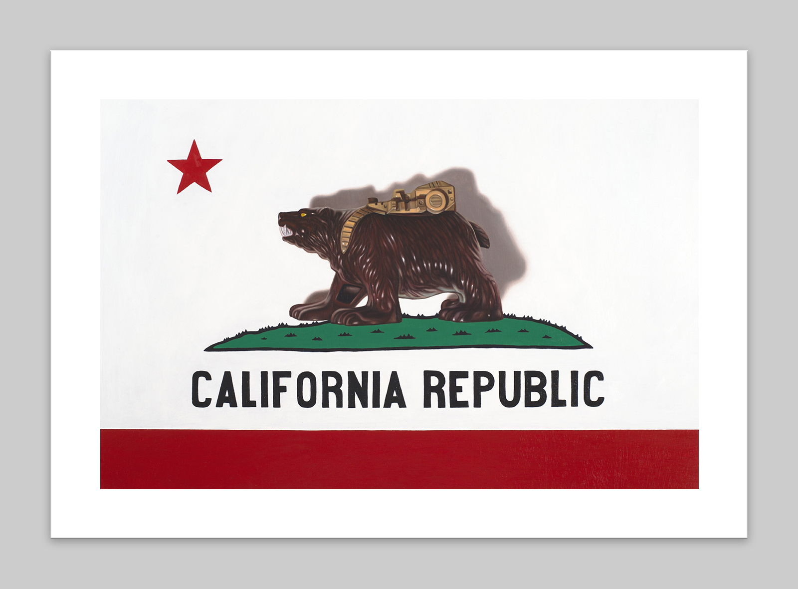California Flag (Chainclaw) Print